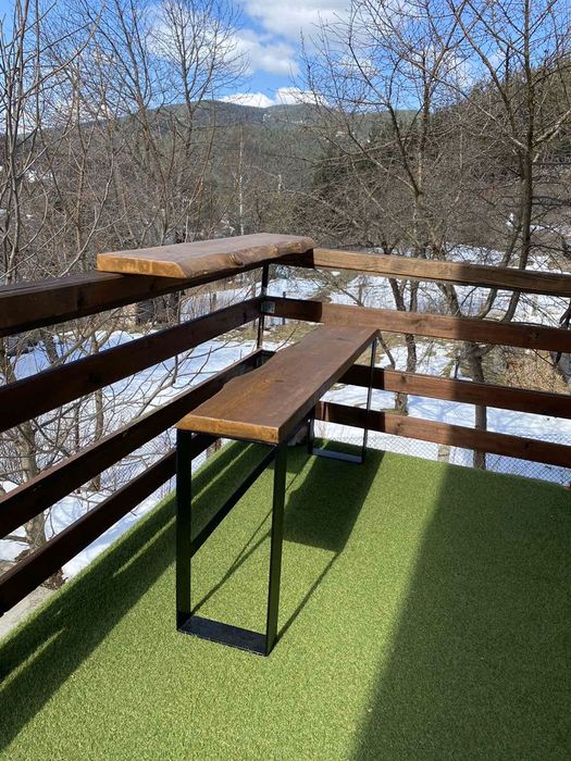 Бар плот за тераса от масив