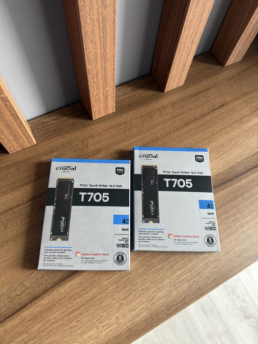 SSD Crucial T705 4TB - Noi - Sigilate