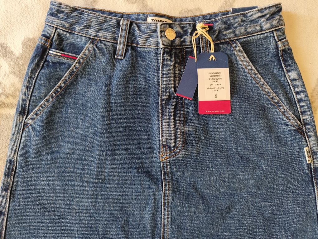 Дънкова пола Tommy Hilfiger
