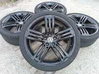 Лети джанти 19ки 5х112 VW + летни гуми 235/35/19