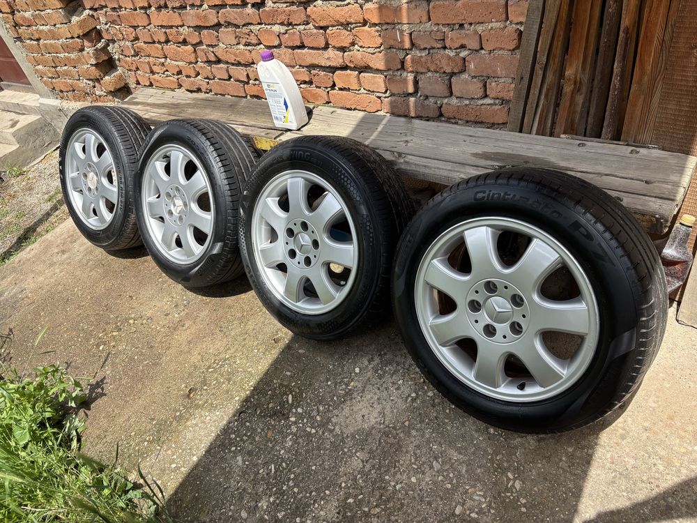 Mercedes 16 джанти  5 х112 с хубави гуми