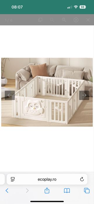 Gard pentru bebeluși - "Birch"