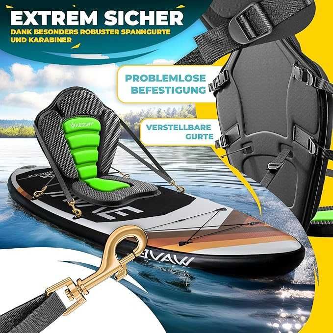 KESSER® SUP седалка за дъска за гребане в изправено положение