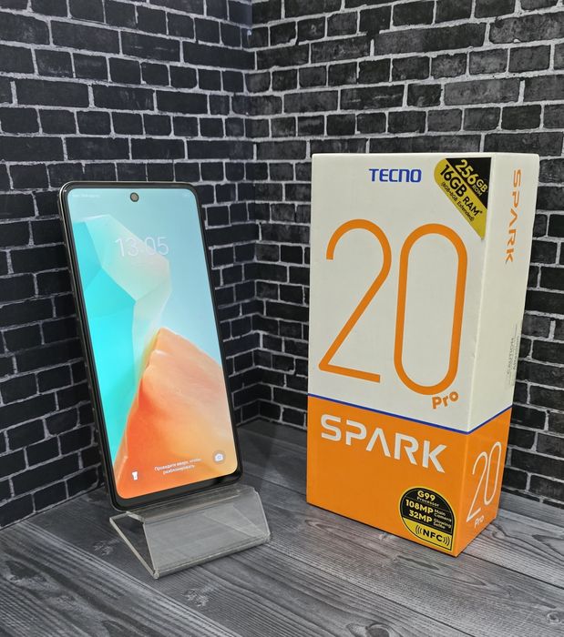 Телефон Tecno Spark 20 Pro 256gb Код 7264