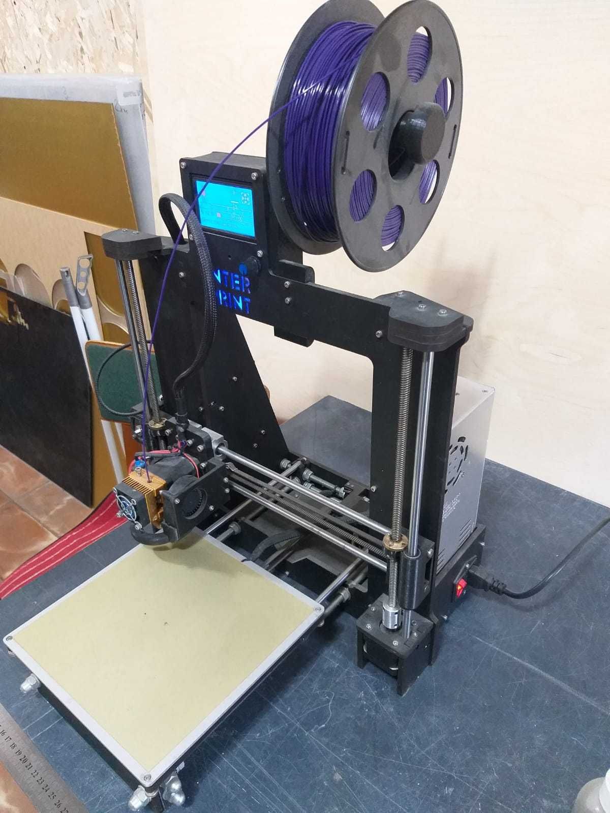 3D принтер InterPrint i3 v2 (1,75 мм, 0.4 мм, Автокалибровка)