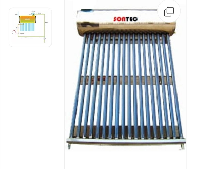 Panou solar apa calda 100 litri  10 tuburi SonTec