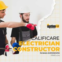 Electrician in constructii - CALIFICARE rapida (fara curs)