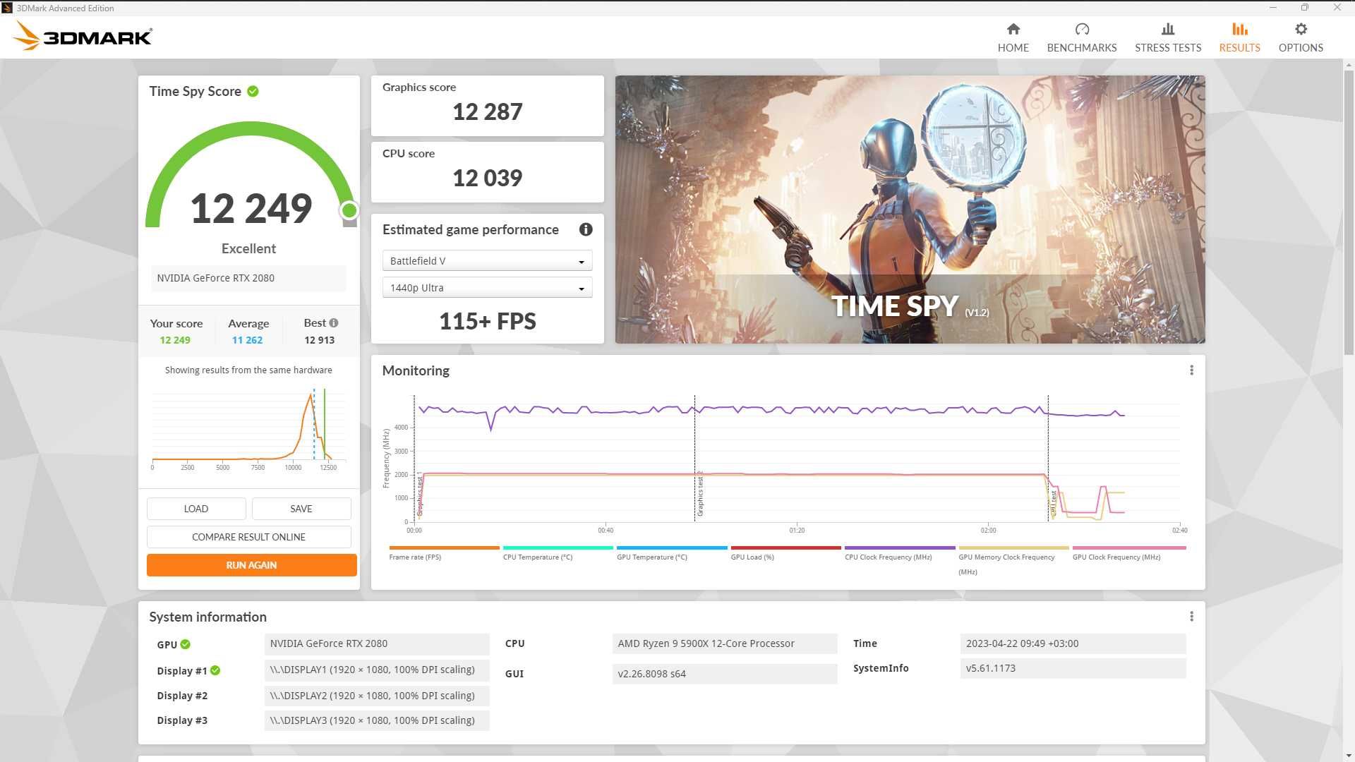 RTX 2080 (KFA2 OC) cu un cooler Arctic Accelero Xtreme III