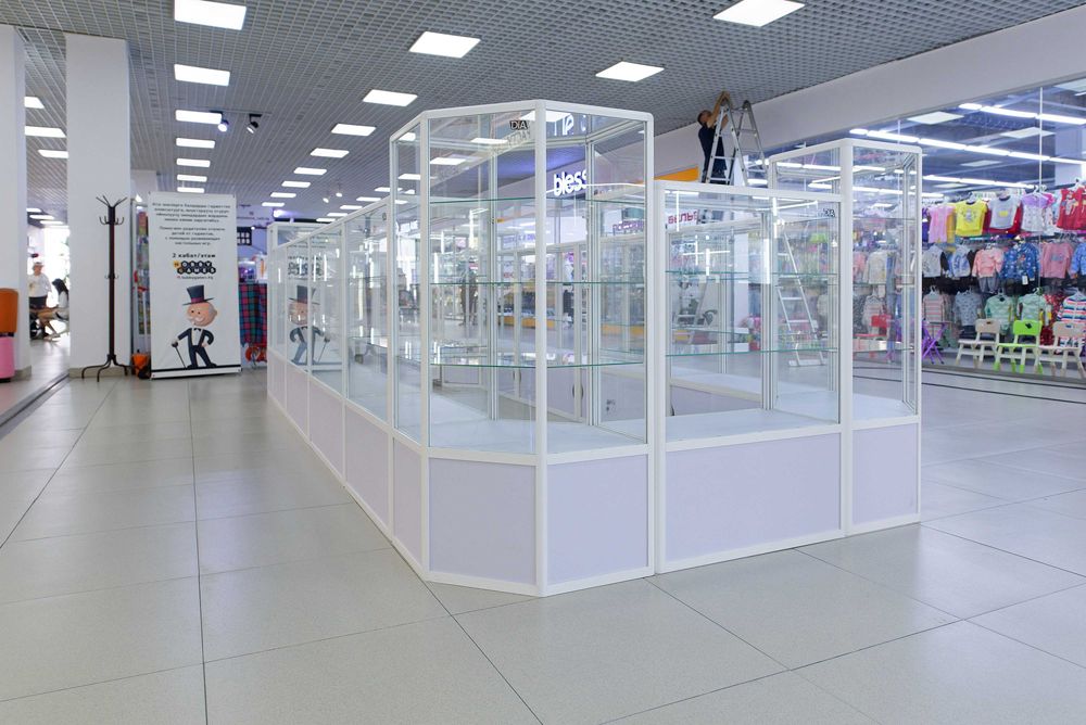 Oynaly vitrina, Акция, прилавки, savdo vitrinalar stellajlar