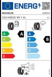 245 40 20 Anvelopa Vara noi Michelin e.PRIMACY * XL MO 275 35 20
