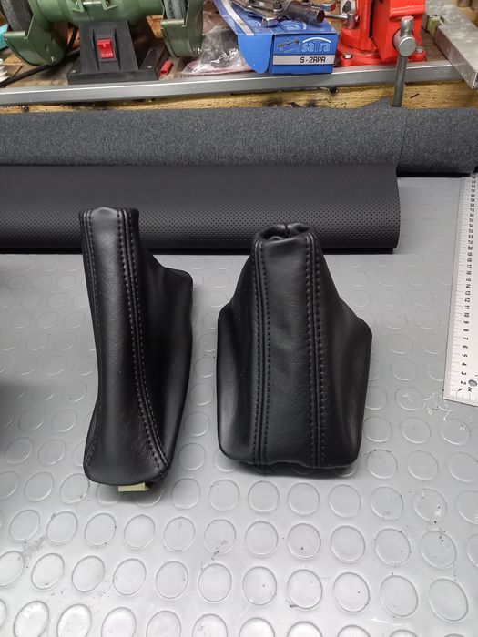 Маншони скоростен лост естествена кожа