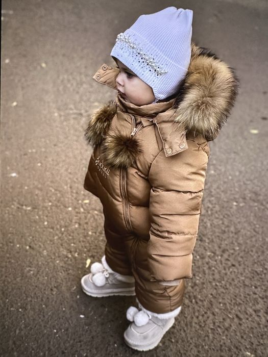 Зимний детский комбинезон