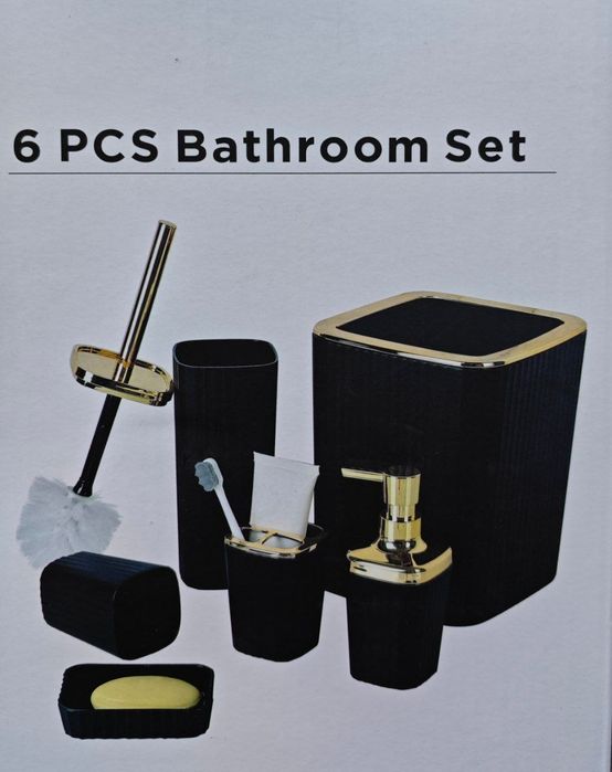 Unitaz nabor oq .qora