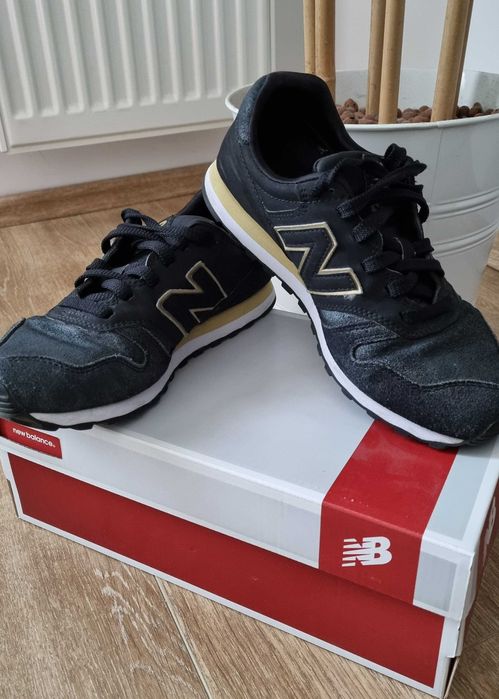 Adidasi New Balance 373 Black / Gold, dama, marimea 38