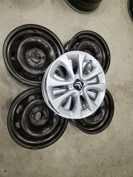 Jante otel 4x108 R15 Citroen Peugeot/ Capace originale