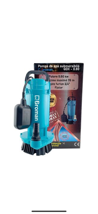 Pompa Apa Submersibila 35 Metri Adancime Curata/Nisipoasa Broman