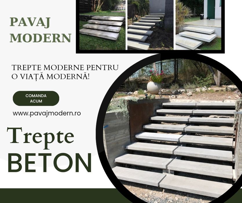 Dale Beton Armat, Pavaj ,Pasi japonezi, Placi beton,Trepte prefabricat