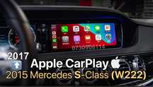 Mercedes Apple CarPlay AndroidAuto S CLASS W222 C GLC Waze Youtube