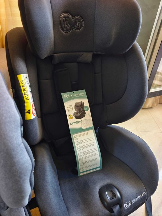 Столче за кола ISOFIX Kinderkraft MyWay, 0-36 кг, Черен