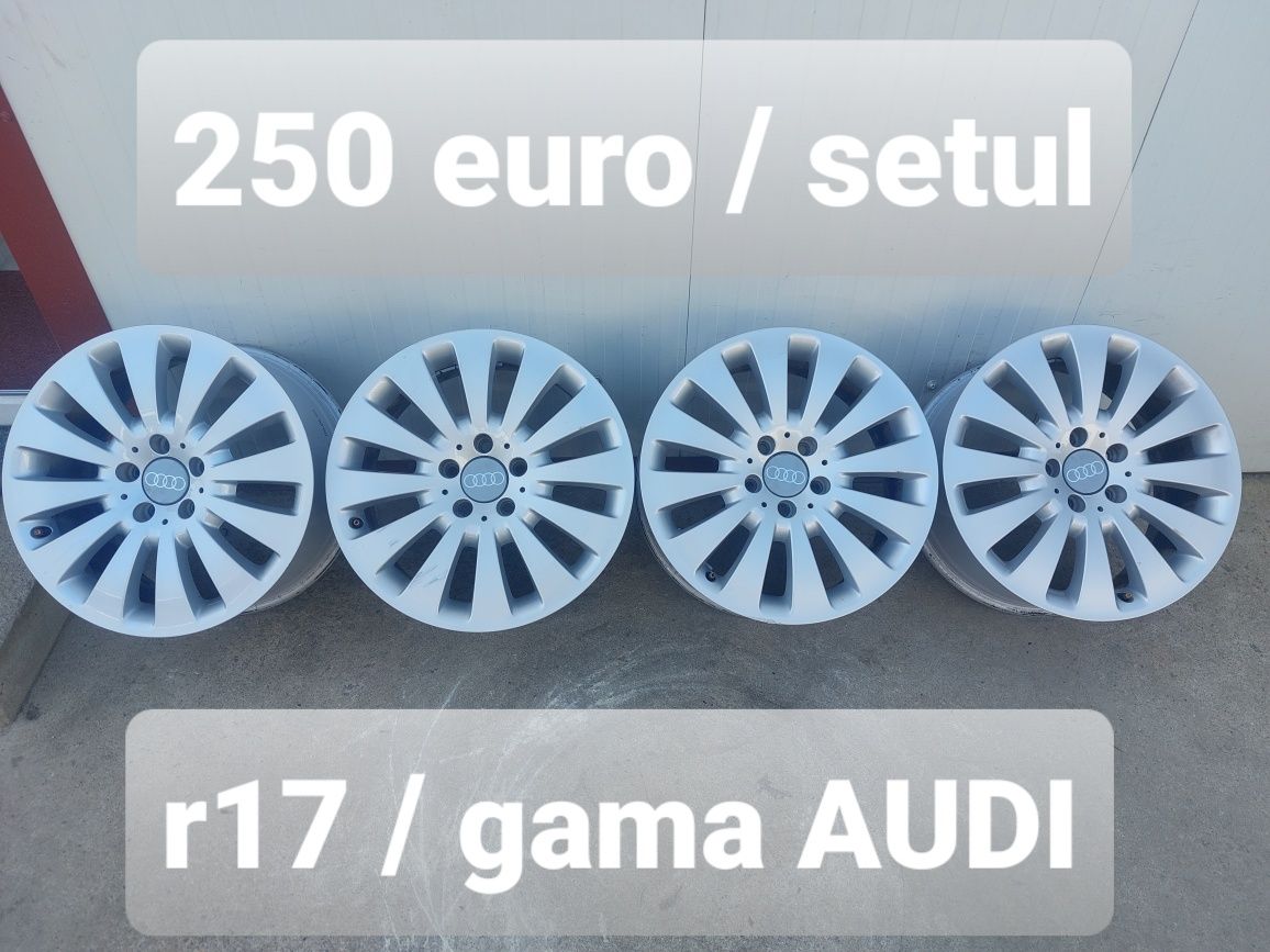 Jante aluminiu r17 / gama AUDI / 5x112 / ET 47