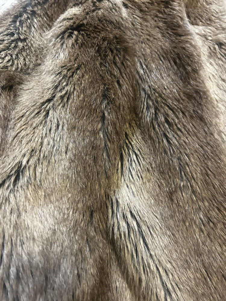 Zara палто изкуствен косъм