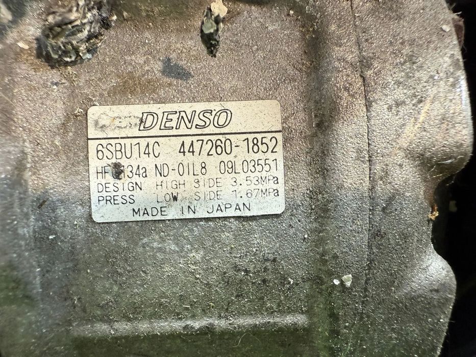 COMPRESOR AC BMW 5 E60 E61 / BMW 1 E81 E82 E87 / BMW 3 E90 E92 E93 / BMW X1 E84 / COD OEM 447260-1852 447260 1852