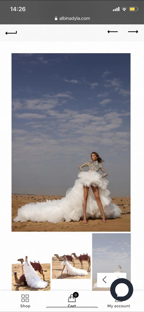 Vand rochie de mireasa inspiratie Albina Dyla