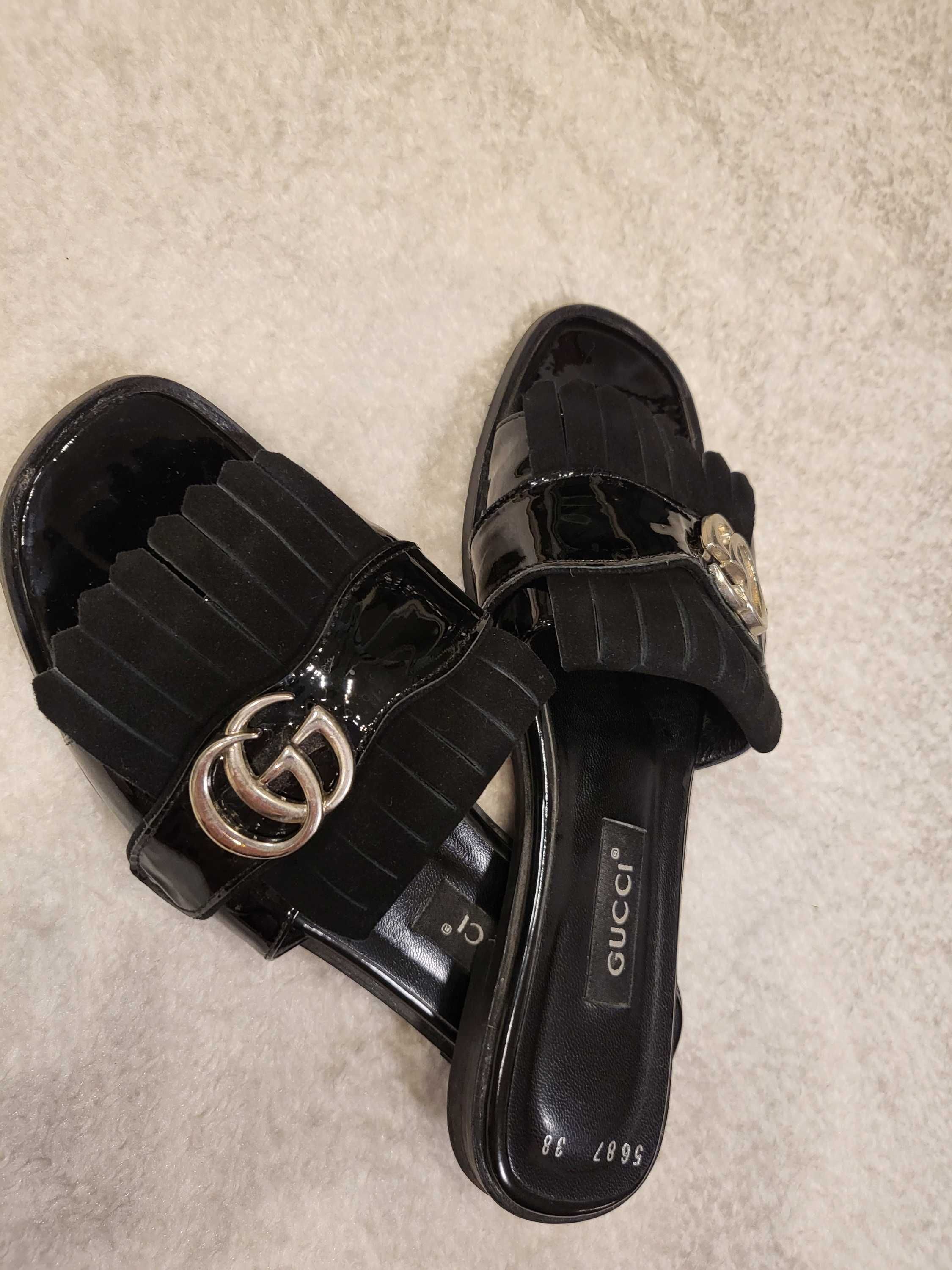 Papuci Gucci piele naturala 100%, nr.38