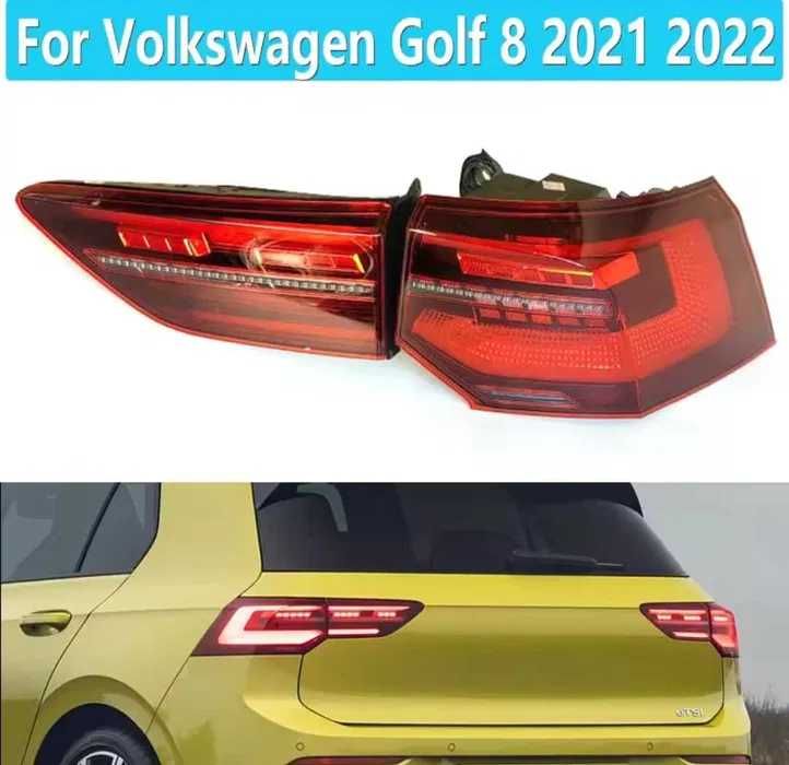 LED Стопове за VW Golf 8 (2020–2024) – динамични, facelift визия
