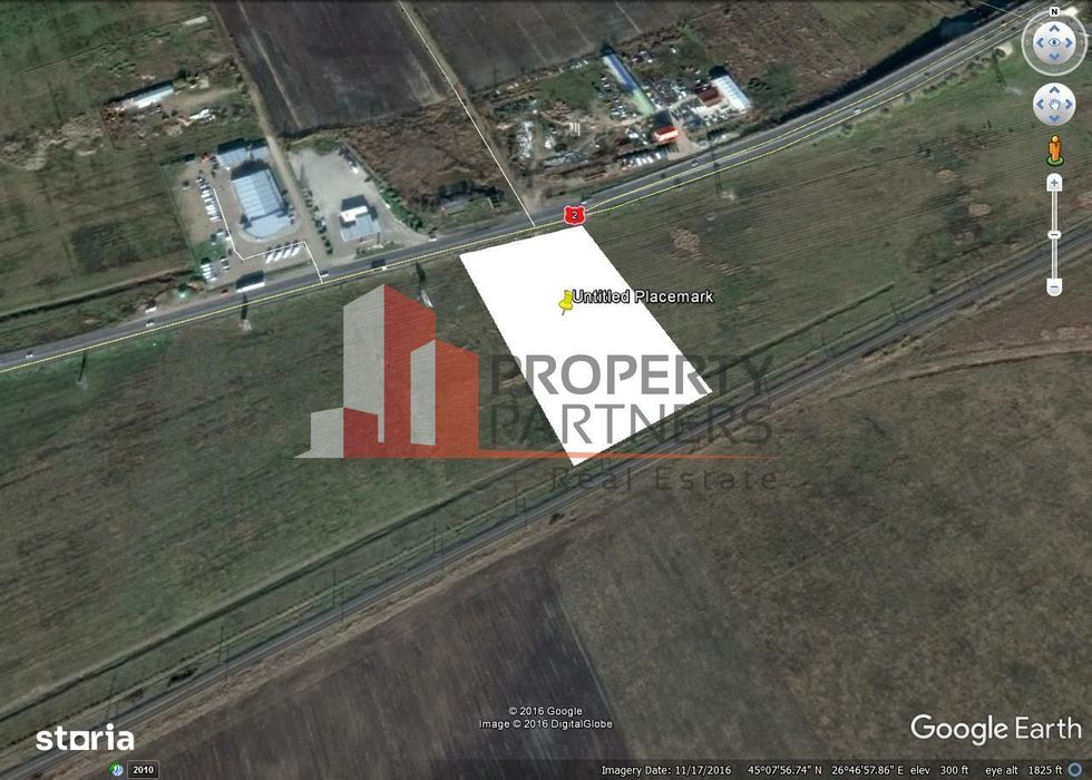 Teren Intravilan 10.889 mp – Deschidere 70 ml la E85, Buzău – Locație