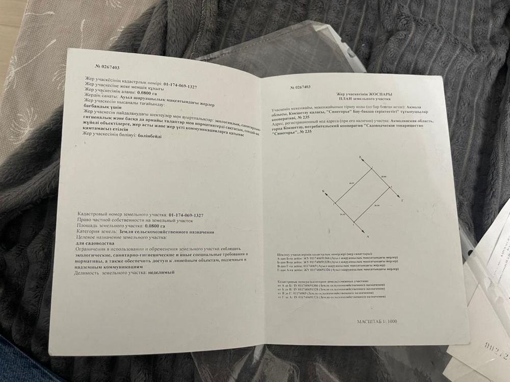 Продам землю на дачах