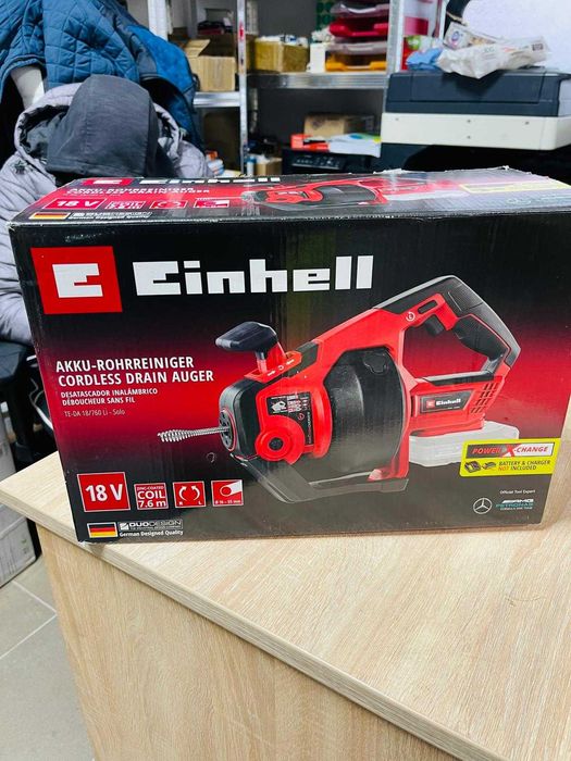 Curățător de țevi fără fir Einhell TE-DA 18/760 Li-Solo Power X-Change