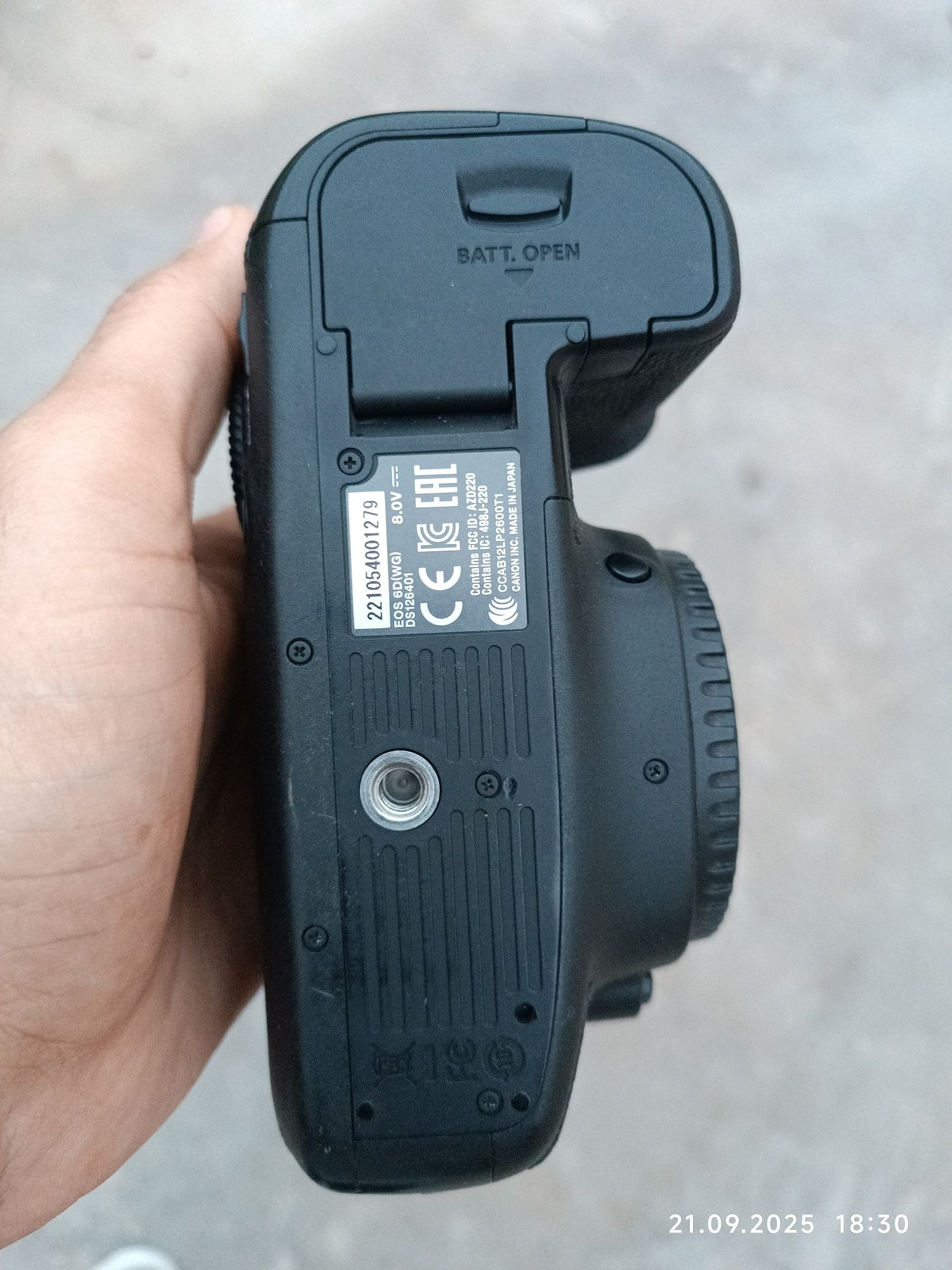 Canon 6D Yangi Pachti