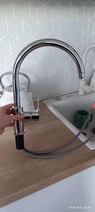 Baterie bucătărie Grohe BauLoop cu pipă C