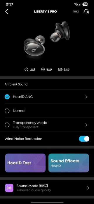 Безжични слушалки Soundcore Liberty 3 Pro True Wireless Ebuds ANC+LDAC