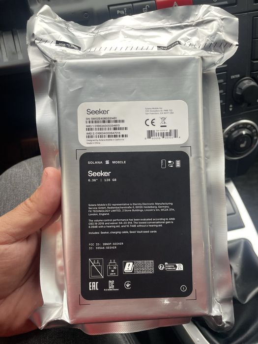 Telefon Seeker Solana Mobile Nou Liber Retea Sigilat 0 Minute