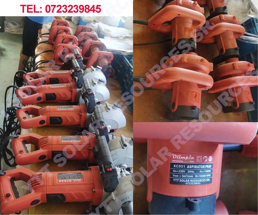 Aspirator industrial masini canelat, carotat 1480W, 6 viteze TR GRATIS