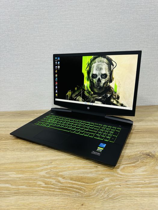 HP Pavilion Gaming Core i5-11Gen+RTX3050Ti Большой 17,3 Дисплей 144Mhz