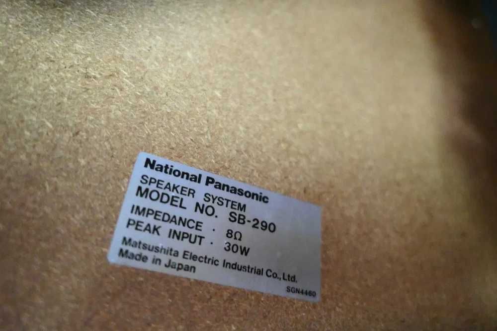 BOXE National Panasonic Speaker System SB-290 8 ohmi 30W Made in Japan