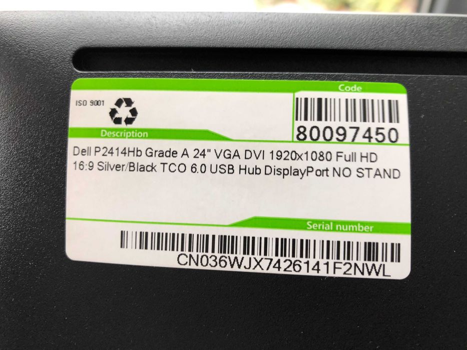 Dell P2414Hb - 2 монитора закачени на една регулируема стойка