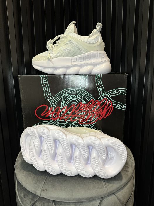 37-43 Versace Chain Reaction Alb White