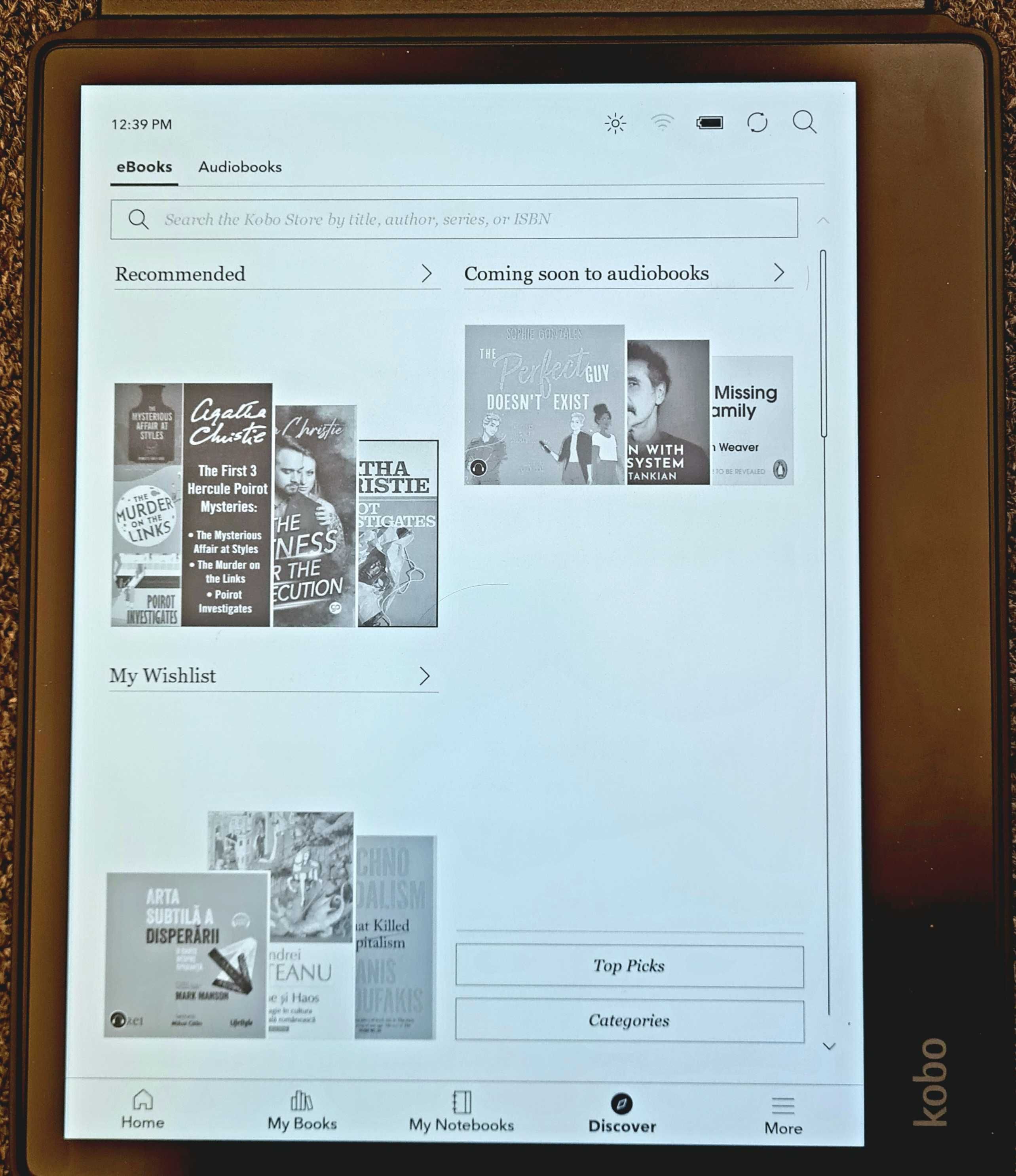 Tableta ePaper Kobo Elipsa