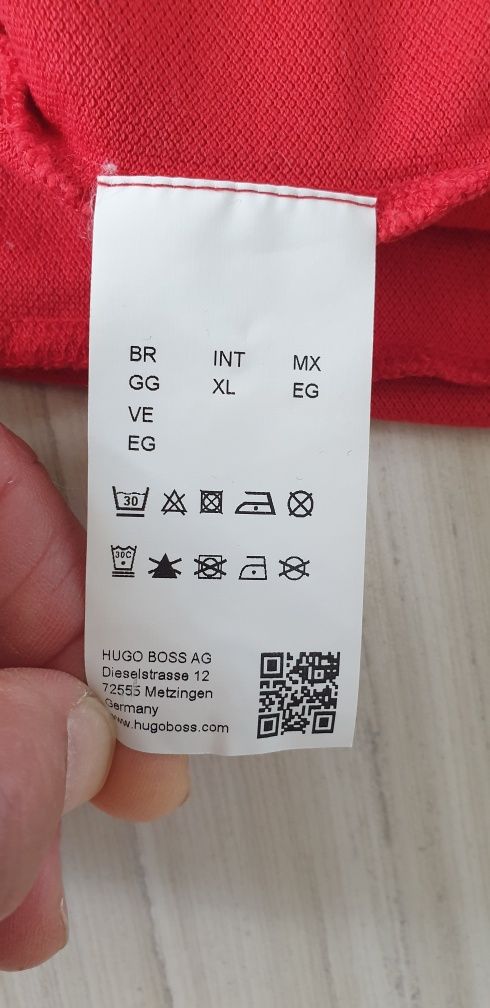 Hugo Boss Paddy Pique Cotton Modern Fit Mens / XL ОРИГИНАЛНА Тениска!