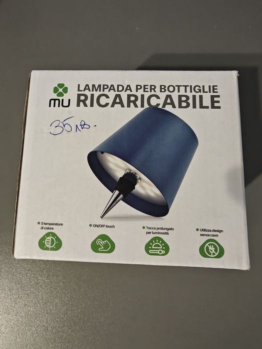 презареждаща се лампа за бутилка LED