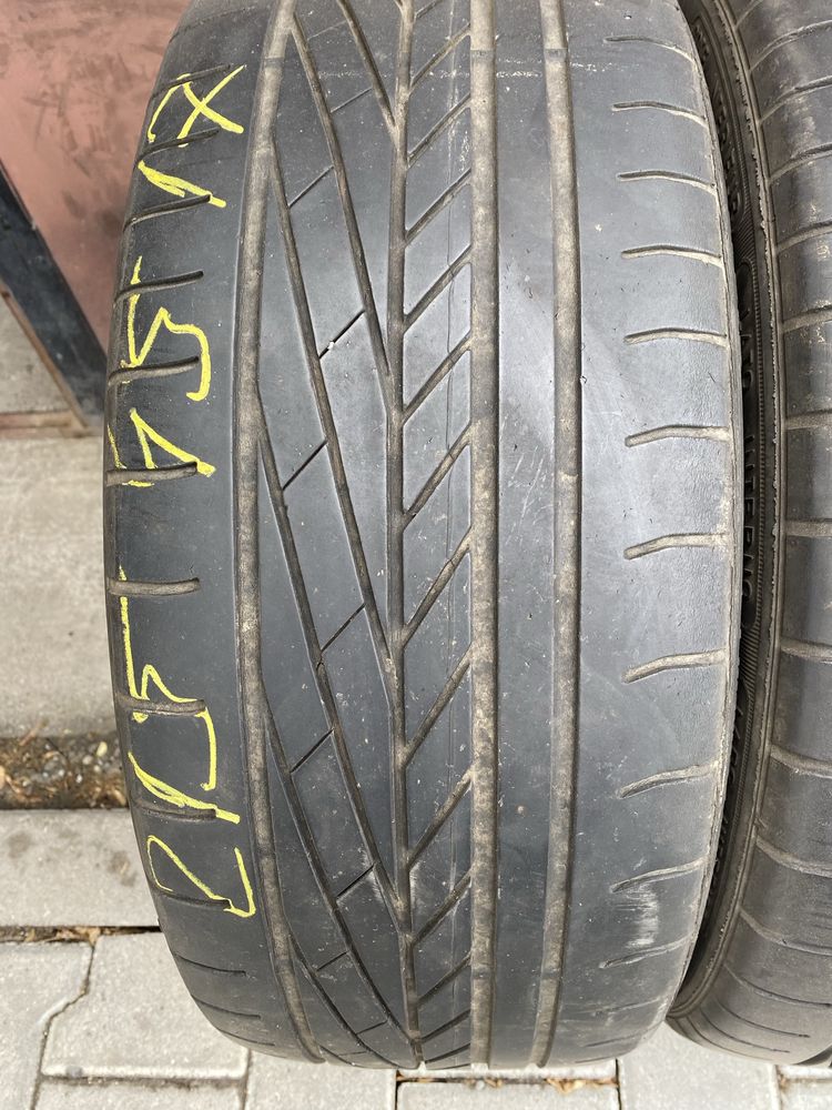 Cauciucuri vara 215 45 17 6mm Goodyear 2 buc si 2 Semperit 5mm 100 ron
