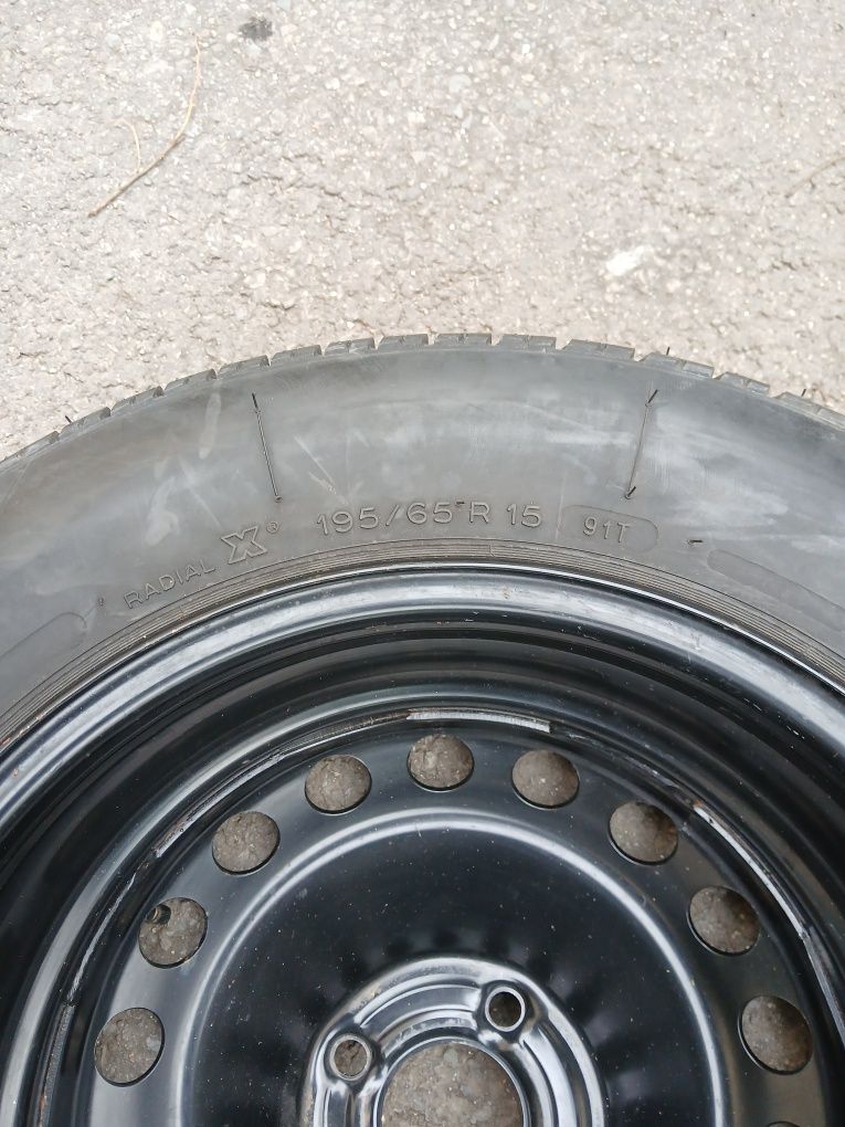 Roată rezervă renault scenic 2 + cui remorcare