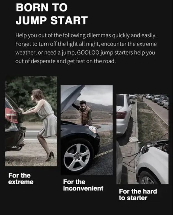 Robot de pornire / Jump starter Gooloo GP4000 / Noco GBX155 GB150