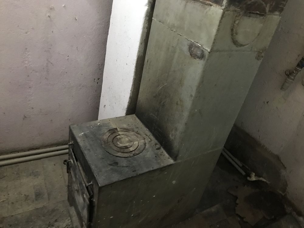 Печь на дровах и на газе