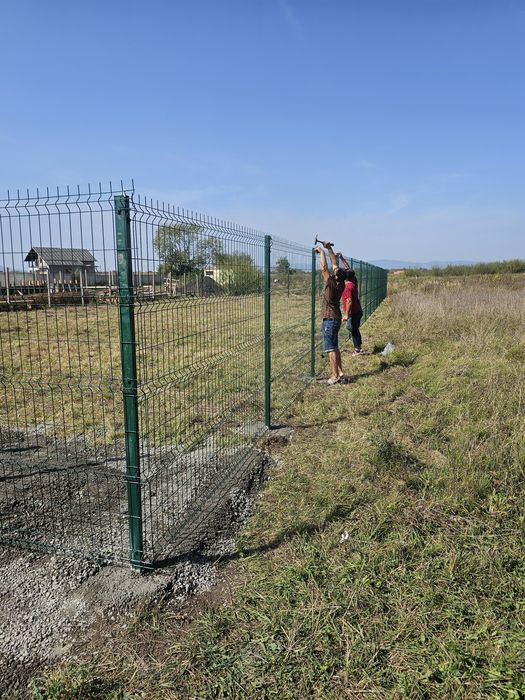 Garduri din sipca metalica, panouri stil jaluzele, tabla cutata, plasă