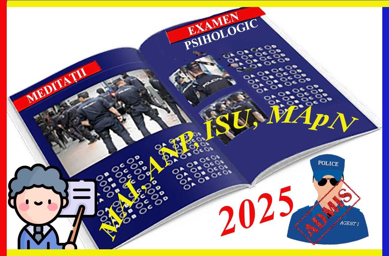 Meditatii admitere examen psihologic MAI, ANP, MApN